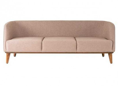 Luxury 3-seater couch upholstered sofa living room designer textile three-seater